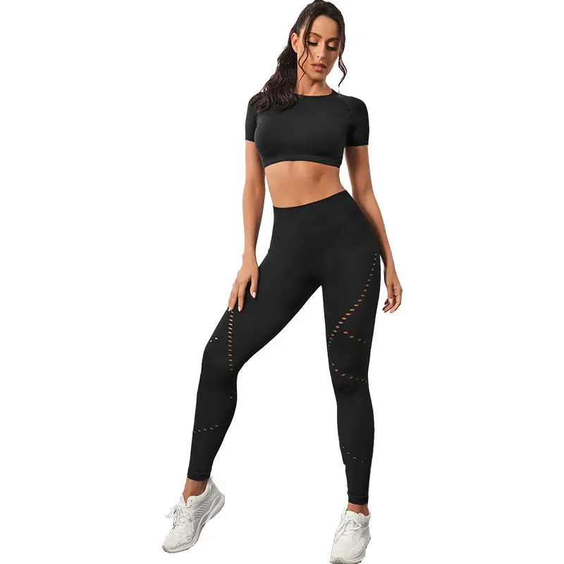 Tripe-Pantalones elásticos de cintura alta para mujer, pantalón de chándal con realce de glúteos y cadera de color melocotón para correr y fitness