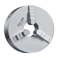 Mandrin de tour auto-centrant à trois mors K11 80 100 125 130 160 200 250mm 320 400 Mandrin à 3 mors