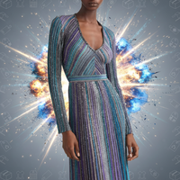Tricot côtelé en cachemire pour femme, mode personnalisée, tendance féminine