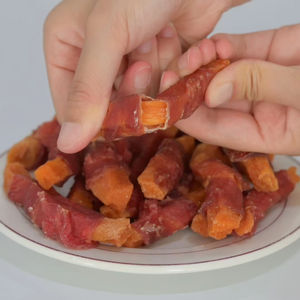 בית חרושת קל חנות פרחים מיובשים אוויר מיובשים נקניקיות בשר בקר בטטה נקניקיות עוף/ברווז/בשר לכלבים - Product Image 3