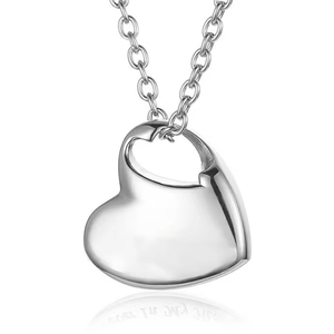 Kalung liontin berbentuk hati dari baja tahan karat yang dapat dibuka untuk menyimpan rambut hewan peliharaan, parfum, dan kenang-kenangan. - Product Image 6