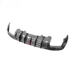 Difusor de parachoques trasero de fibra de carbono real, kit de carrocería, difusor trasero de coche para Audi <span class=keywords><strong>A4</strong></span> S4 B95 B10 2020 <span class=keywords><strong>2022</strong></span> 2023 2024 - Product Image 2