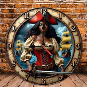 Round Wooden Wall <b>Clock</b> 25x25Cm Silent Non Ticking Decor For Hotel Room Interior Hanging <b>Clock</b> - Product Image 6