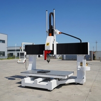 Machine de gravure CNC 5 axes pour modèles aérospatiaux, machine CNC 5 axes pour pièces composites aérospatiales