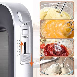 Mixeur à main multifonction 3 en 1, bol de 3,5 l, 300 W, pour mélanger la pâte, le mélangeur à gâteau, machine électrique avec bol, mixeur à main - Product Image 5