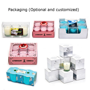 LITBRIGHT Bougies votives en cire de soja biologique écologique en vrac, blanches, pour les bars, les rituels, les souhaits, les intentions - Product Image 5