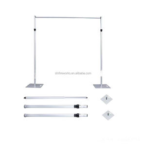 ديكور حفلات بالجملة ألومنيوم زهور لامعة جدار صور لحفلات الزفاف ستارة خلفية من مواسير قابلة للتعديل - Product Image 1