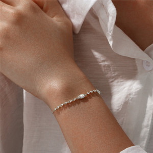 CANNER Bracelet réglable en argent S925 plaqué or 18 carats avec zircon et œil turc porte-bonheur - Product Image 4