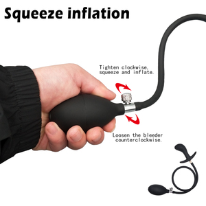 Plug Anale Gonfiabile in Silicone Liquido Staccabile per Uomo e Donna, Dilatatore Anale Esterno per Giochi Anali Avanzati, Giocattoli Personali per Adulti - Product Image 3