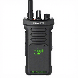 Walkie Talkie Analógico Portátil GX-8200, Alcance de 10 km, Alta Calidad, Ultra Delgado, Pequeño, para Aficionados, Resistente al Agua IPX6, UHF 20W, Batería TIPO-C, 16 Canales - Product Image 1