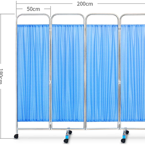 Washable Movable Disposable Fire Resistance Cubicle Dedside Foldable Hospital Curtain Fabric For Ward Curtain - Product Image 5