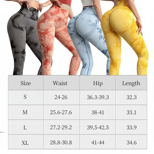 Respirant Gym Sport Fitness Pantalon 4 voies Stretch Butt-lifting Yoga Spandex/Nylon Leggings pour femmes Couleur unie Doux Multicolore - Product Image 1
