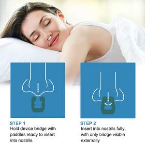 Lot de 8 dispositifs anti-ronflement en silicone magnétique, pince-nez anti-ronflement, solution anti-ronflement, confortable, aide à arrêter le ronflement - Product Image 6