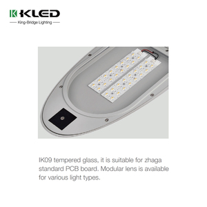 KLED 조명 가로등 IP66 150W AC 야외 LED 조명 다이캐스팅 알루미늄 바디 5년 보증 디밍 가능 고CRI 70-80 - Product Image 3