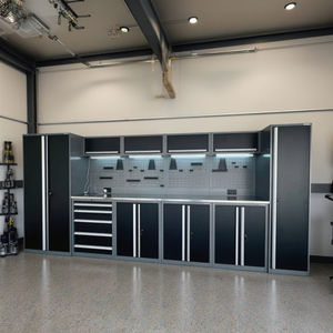 صناديق أدوات ستانلي مخصصة مجمعة قابلة للإزالة وورشة عمل خزانة أدوات طاولة عمل لتخزين المرآب - Product Image 1