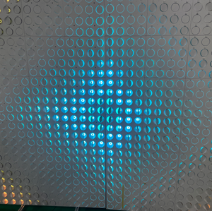 Módulo LED con Matriz de Escamas Doradas, Control Art-Net <span class=keywords><strong>360</strong></span> °   Pared de Arte Dinámica LED con Iluminación Dinámica para Escenarios, Exposiciones y Centros Comerciales - Product Image 1