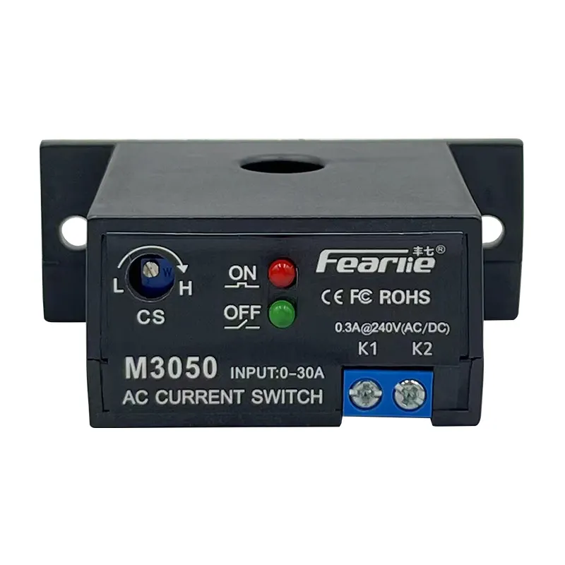FengliAc電流検知スイッチ0.2-200Aオプションのリンケージコントローラーリレー240V変流器セルフパワーセンサースイッチ