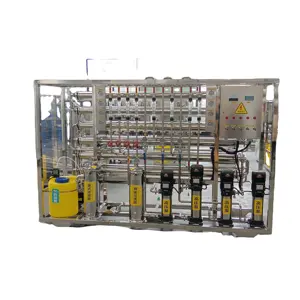 Equipo de tratamiento de purificación de agua RO industrial de doble etapa 6000L/H