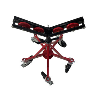 ขาตั้งท่อแบบมีล้อพร้อมหัวจับท่อรูปตัววี H406 - Product Image 4