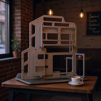 Socooler KOL Blogger Recommended SOC-AE-Y Aerometal Aluminum Mid Tower Gaming PC Case Side Panel Window EATX Support Dual