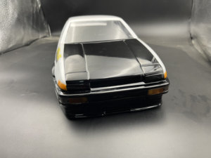 Coque de <span class=keywords><strong>carrosserie</strong></span> transparente non peinte pour voiture RC <span class=keywords><strong>1</strong></span>/<span class=keywords><strong>10</strong></span> AE86 LEVIN 2DR Drift, largeur 195 mm, empattement 260 mm, pour RC Hsp Hpi Mst Yokomo Tamiya - Product Image 5