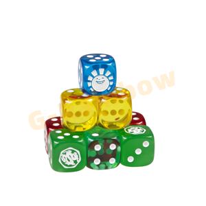 Set di Dadi in Acrilico Traslucido Personalizzati Incisi per Giochi da Tavolo, Giochi di Ruolo e Apprendimento Matematico - Product Image 3