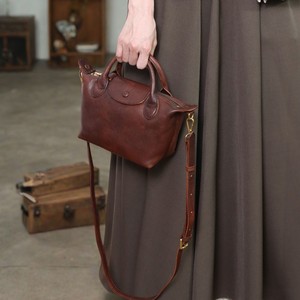 Bolso de solapa Nasman de piel de vacuno curtida vegetalmente de primera calidad para mujer, bandolera, marrón, café, negro, primavera 2025 - Product Image 4