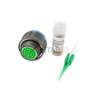 Connecteur circulaire D38999/26WD35SN Série III à 37 broches, boîtier en aluminium, filetage Tri-Start, pour environnements aérospatiaux difficiles