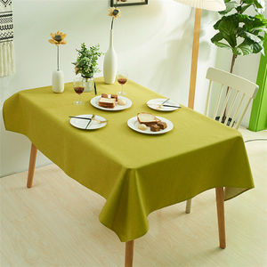 Bắc Âu Đơn Giản Màu Rắn Làm Mới Không Thấm Nước Dùng Một Lần Tùy Chỉnh Bên Nhà Hình Chữ Nhật Dinning Polyester Bảng Vải// - Product Image 2