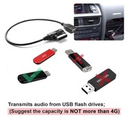 Antarmuka Musik USB AMI MDI Adaptor MP3 Adaptor Audio Kompatibel dengan Audi A6 VW