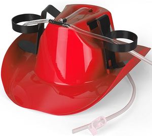 Cappello da Cowboy con Portabevande e Cannuccia per Feste a Tema, Cappello per Succhi e Bibite per Adulti - Product Image 1