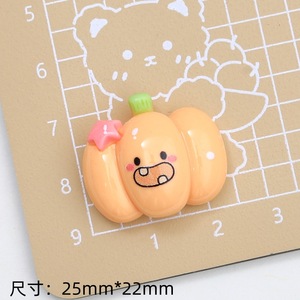 Halloween dibujos animados lindo cráneo cabeza calabaza caramelo fantasma encantos caja del teléfono basura decoraciones Diy zapatos flores accesorios para el cabello - Product Image 6