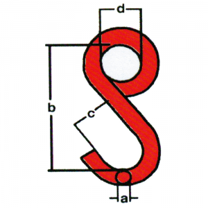 Ganci a S ad alta resistenza | forma chiusa - Product Image 1