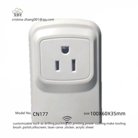 Boîtier de prise intelligente WIFI standard américain 100*60*35mm boîtier de capteur rideau coque à induction CN177