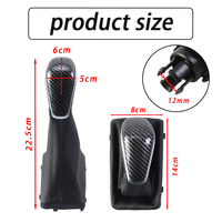 Pommeau de levier de vitesse en cuir cristal de qualité supérieure avec soufflet pour Audi A7 A6 PA STYLE C7 2016-2018, antirouille, vente en gros usine
