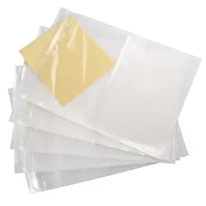 Factory Wholesale Cheap Price Moisture Proof Plastic Clear Back Pouch Self Adhesive Packing List Envelope
