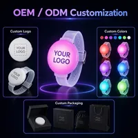 Pulsera LED con Control Remoto al por Mayor, Brazalete Intermitente de PP para Fiestas Corporativas, Bodas e Interacción