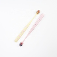Brosses à dents à poils doux pour usage domestique, nettoyage en douceur, pour adultes, design innovant tendance, brosse à dents pour soins bucco-dentaires