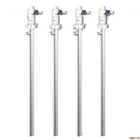 Pompa Sekrup Drum/Piston Pneumatik untuk Transfer Cairan Sirup/Jam/Krim dengan Viskositas Tinggi, Harga Murah, Penjualan Besar Baru