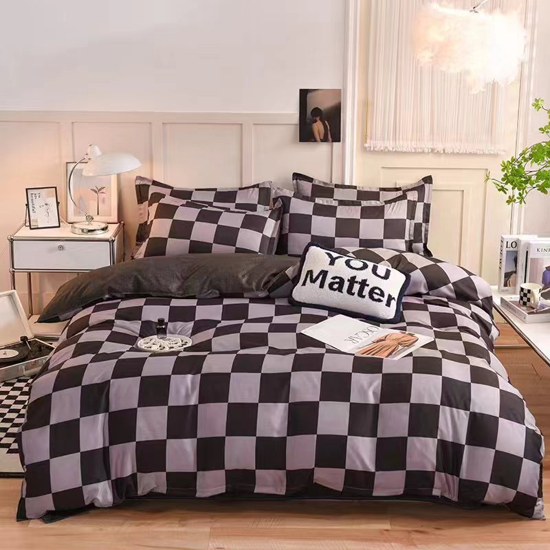 Motif à carreaux gris blanc noir
