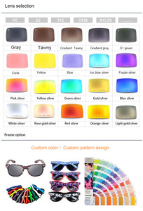 Lunettes de soleil rétro 2140 style rivet avec logo personnalisé, protection UV400, couleurs bonbon, cadeau promotionnel, logo imprimable, matériau PC - Product Image 4