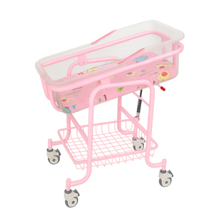 Lettino Medico per Neonati in Acciaio Inox, Multifunzione Classe II, Facile da Pulire, Lettino Pediatrico Mobile con Altezza Regolabile per Ospedali - Product Image 1