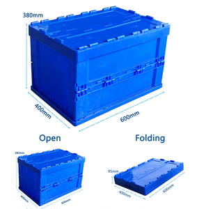 <span class=keywords><strong>ลัง</strong></span>พลาสติกพับได้สำหรับงานหนักจากผู้ผลิต บานพับเสริมความแข็งแรง พับได้มากกว่า 10,000 ครั้ง วางซ้อนกันได้เมื่อเต็ม - Product Image 6