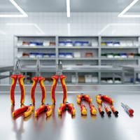 Ensemble d'outils d'électricien isolés VDE 13 pièces, kit de pinces et tournevis 1000V pour réparation haute tension