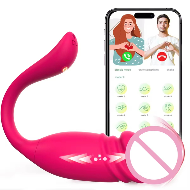 Rechargeable Bluetooth Controlled G-Spot for Egg Vibrator Long Distance App Remote Control Wearable for Female Couples