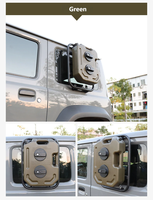 Accessoires tout-terrain 4x4 pour Jimny JB64 JB74 2019-2026, réservoir de carburant/eau externe en plastique et support d'extension latéral