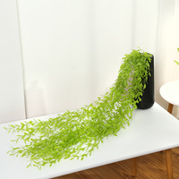 Guirlande de feuilles de saule artificielles, fausse verdure suspendue pour la décoration de mariage, de fête, de maison, de jardin ou de mur