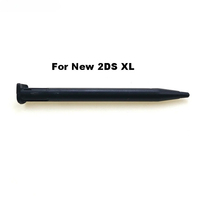 Stylet tactile capacitif passif télescopique en métal noir et plastique Tideseer pour Nintendo 2DS/3DS Wii U NDS/NDSI/NDSL