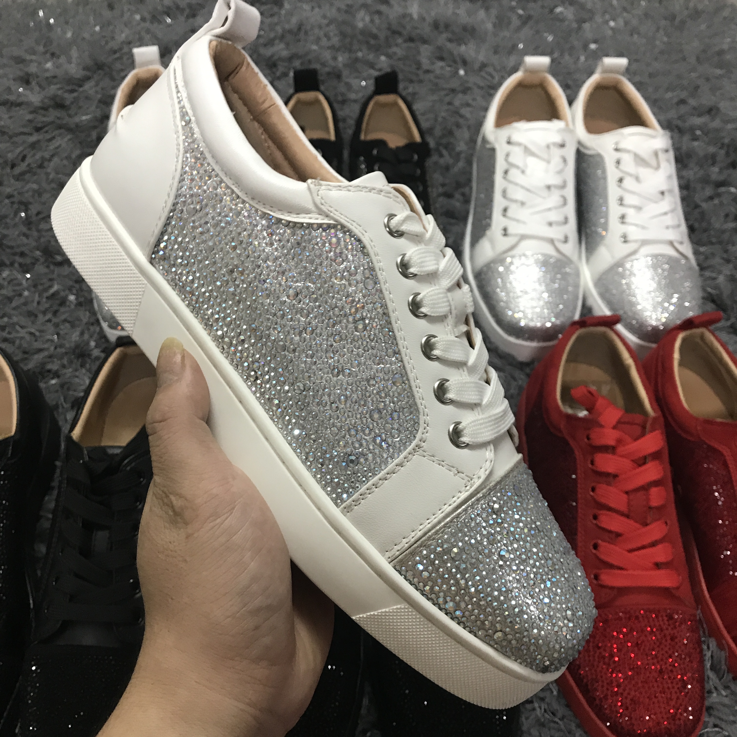 Bunte Strass steine