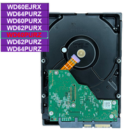 Disque dur WD60PURZ 6 To Purple Monitoring 3,5 pouces SATA 3 6 Gb/s 5400 tr/min 64 Mo de cache 24/7 CMR et AllFrame pour systèmes NVR DVR CCTV